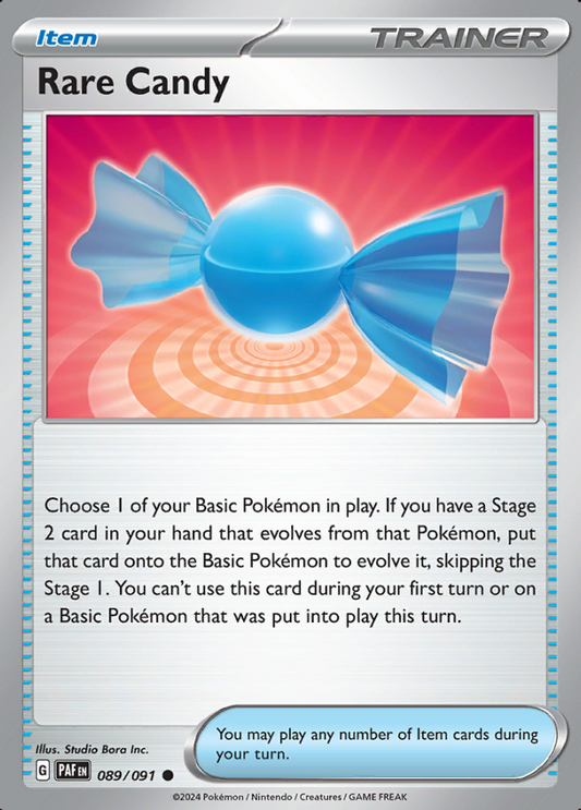 089/091 - Rare Candy - Paldean Fates