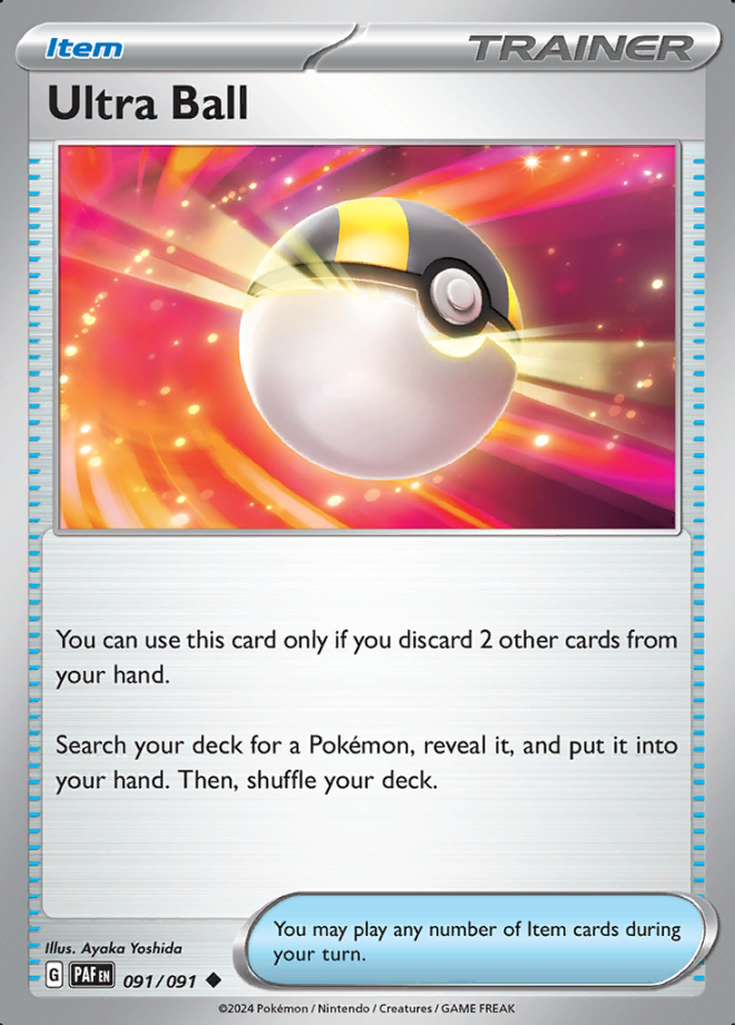 091/091 - Ultra Ball - Paldean Fates